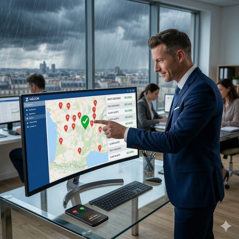 Gestion des déclarations de sinistres par téléphone IA