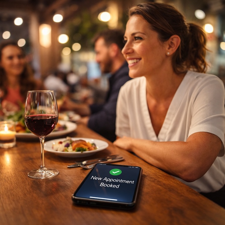 Prise de rendez-vous esthéticienne en dehors des heures d'ouverture par l'IA