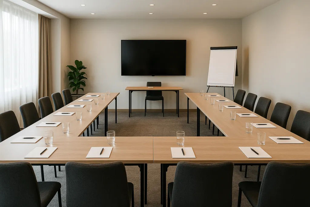 Salle de réunion moderne dans un hôtel