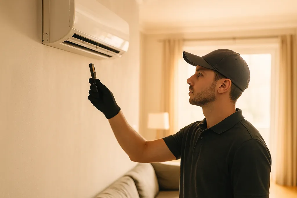 Dépannage de climatisation filtré et priorisé par l'IA Zenline