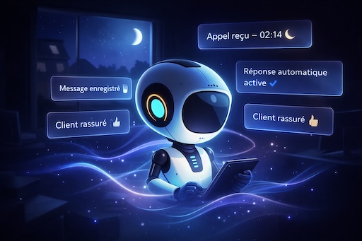 Illustration de la gestion des pics d'appels par l'IA Zenline