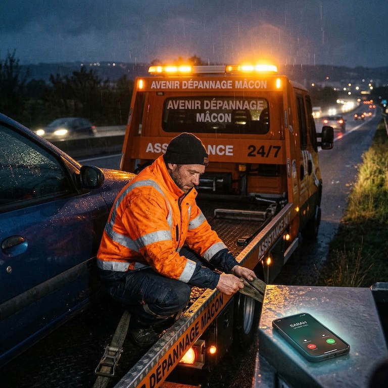 Remorquage de nuit et dépannage auto géré par un standard téléphonique