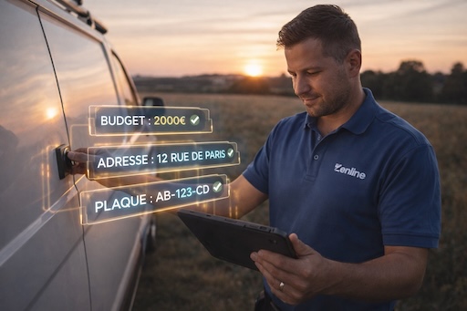 Illustration de la qualification de prospects par l'IA Zenline