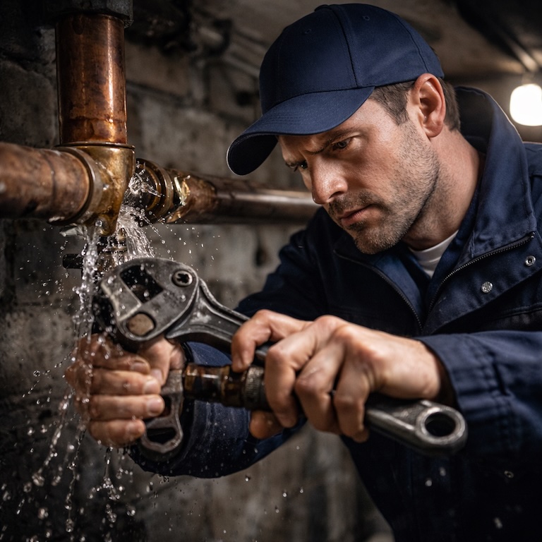 Dépannage d'urgence plomberie nuit filtré par intelligence artificielle