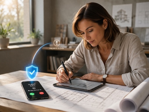 Illustration filtrage intelligent des appels Zenline